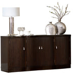 Homelegance 5494-106 7 pc Darby home co Savion espresso finish wood double pedestal 106" dining table set