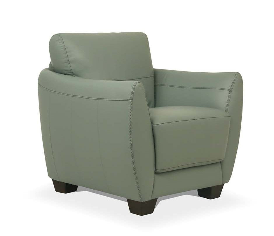 Acme 54952 Winston porter phaedra valeria Mi Place modern watery top grain leather accent chair