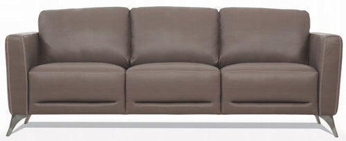 Acme 55000-01  2 pc Orren ellis akinruntan malaga Mi Place modern taupe top grain leather sofa and love seat