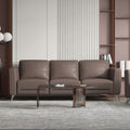 Acme 55000 Orren ellis akinruntan malaga Mi Place modern taupe top grain leather sofa