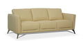 Acme 55005 Orren ellis akinruntan malaga Mi Place modern cream top grain leather sofa