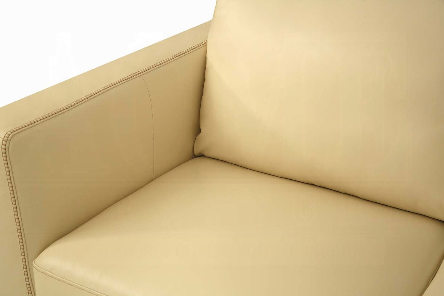 Acme 55005-06 2 pc Orren ellis akinruntan malaga Mi Place modern cream top grain leather sofa and love seat