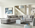 Coaster 551511 6 pc Charlotte grey linen like fabric modular sectional sofa