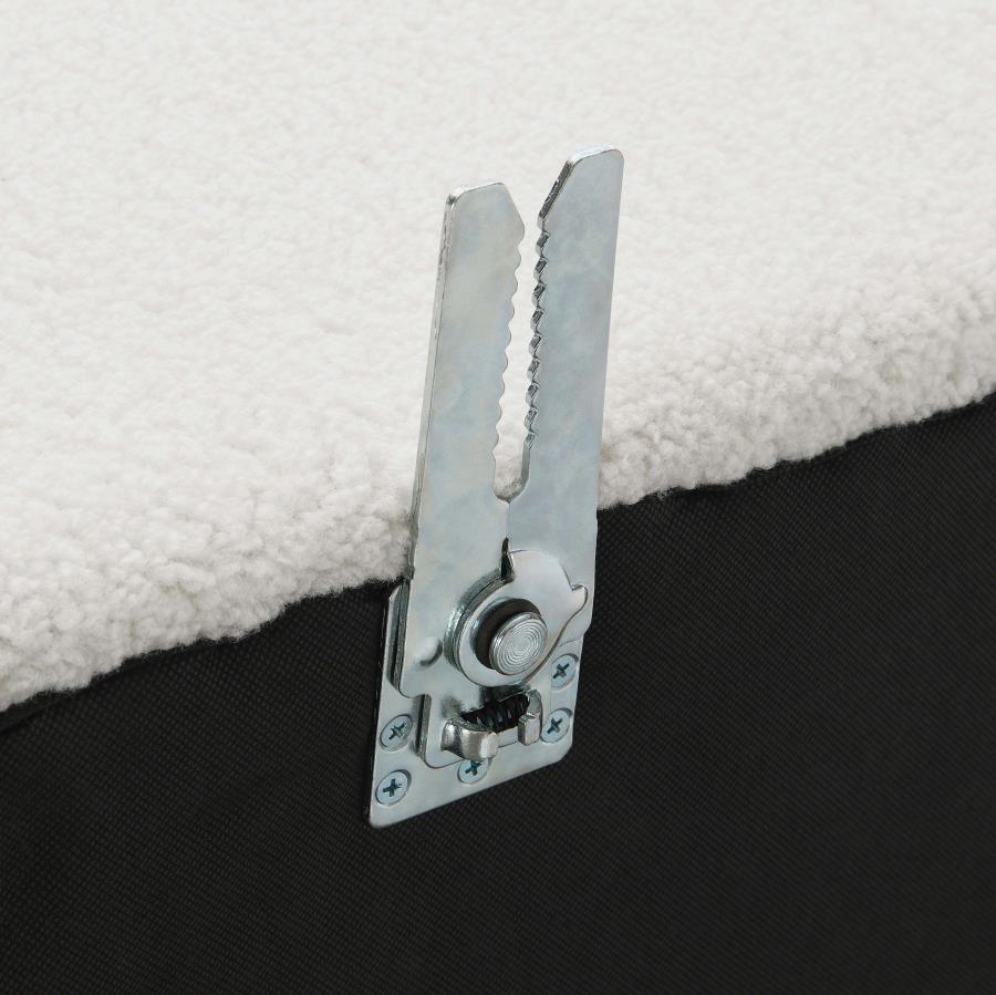 Coaster 551621-SET 6 pc Red barrel studio sunny natural faux sheepskin boucle fabric modular sectional sofa set