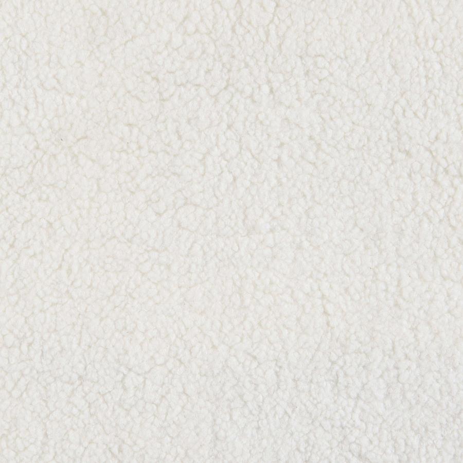 Coaster 551621-SET 6 pc Red barrel studio sunny natural faux sheepskin boucle fabric modular sectional sofa set