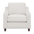 Coaster 552063 Gracie oaks tyndall christine beige chenille fabric accent chair