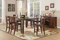 Homelegance 5547-36 7 pc Canora grey Mantello cherry finish wood counter height dining table set