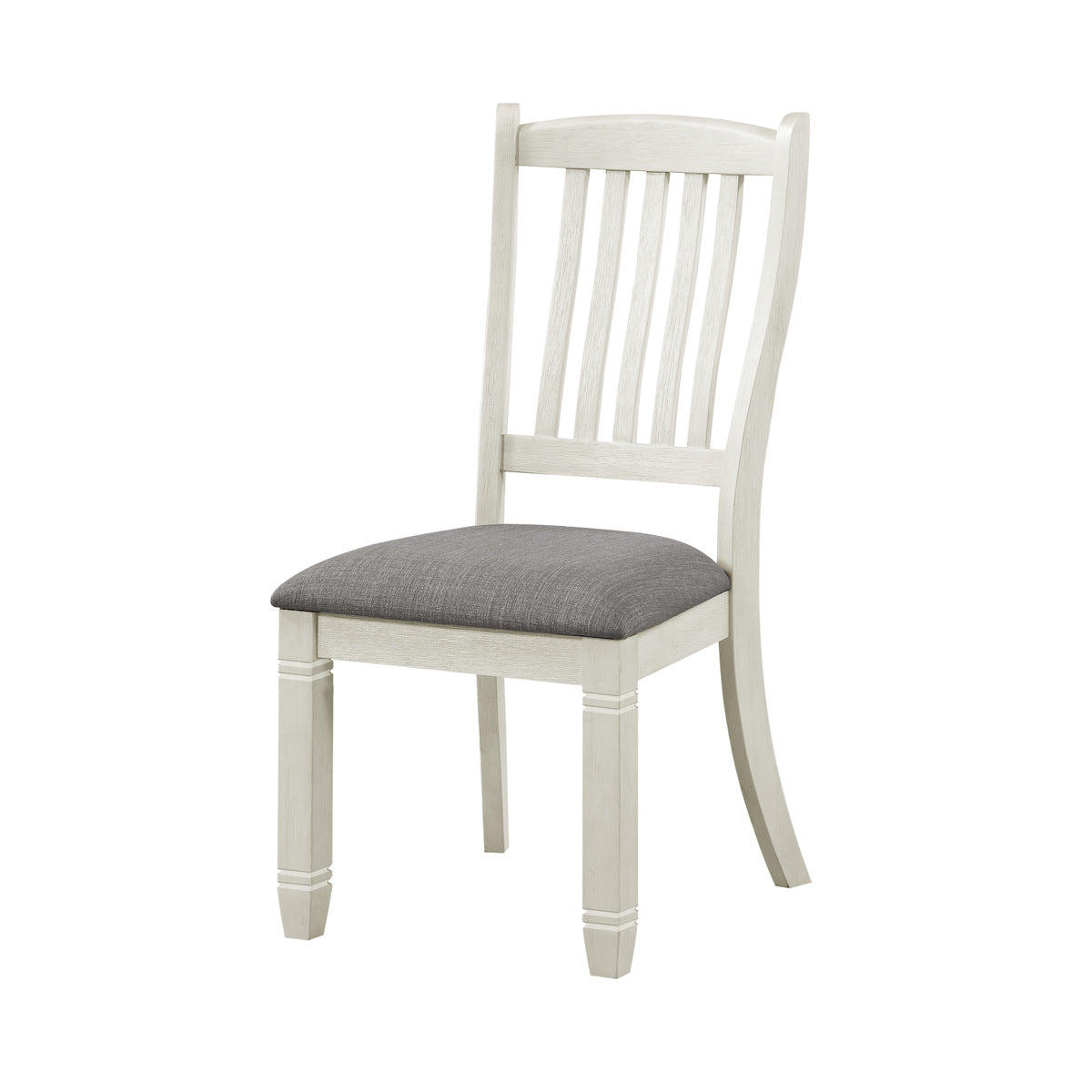 Homelegance 5627NW-S Set of 2 Willow bend antique white rosy brown finish wood dining chairs