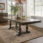 Homelegance 5703-104 7 pc Darby home co stonington charcoal brown finish wood dining table set