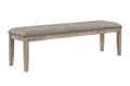 Homelegance 5741-13 Southlake wire brushed rustic brownish grey finish wood dining bench