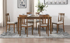 Homelegance 5762-7PC 7 pc Prineville cherry finish wood dining table set