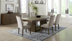 Homelegance 5764-96 7 pc Darby home co Brookings brown finish wood dining table set