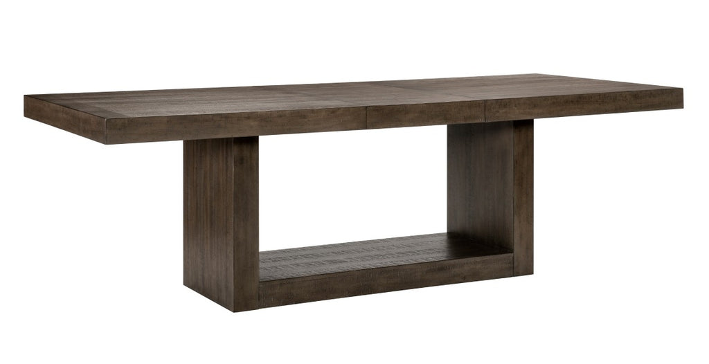 Homelegance 5764-96 7 pc Darby home co Brookings brown finish wood dining table set