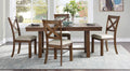 Homelegance 5808-68-5PC 5 pc Canora grey bonner brown finish wood dining table set