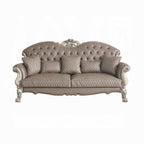 Acme 58175-76 Rosdorf park grand dresden bone white finish wood carved accents sofa and love seat set