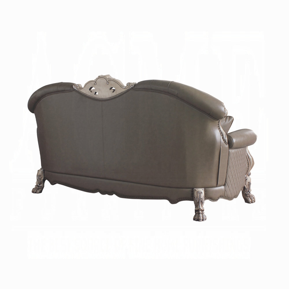 Acme 58175-76 Rosdorf park grand dresden bone white finish wood carved accents sofa and love seat set