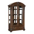 Homelegance 5829-44 Astoria grand bergen dark oak finish wood curio cabinet