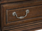 Homelegance 5829-44 Astoria grand bergen dark oak finish wood curio cabinet