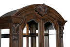 Homelegance 5829-44 Astoria grand bergen dark oak finish wood curio cabinet