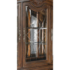 Homelegance 5829-50 Astoria grand bergen dark oak finish wood curio cabinet hutch and buffet