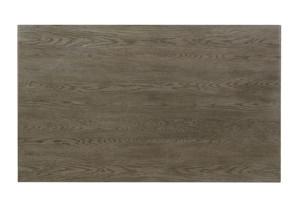 Homelegance 5842-36-5PC 5 pc Canora grey Stratus two tone grey and black finish wood counter height dining table set with shelf