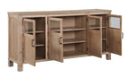 Homelegance 5848-40  Aberdeen distressed light oak finish wood dining server sideboard buffet cabinet