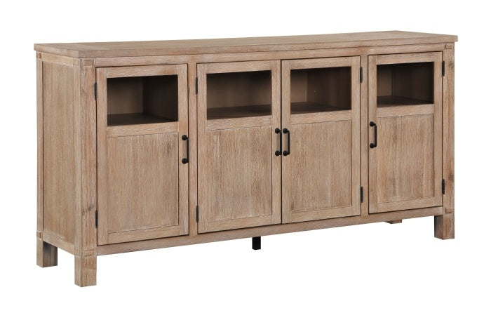 Homelegance 5848-40  Aberdeen distressed light oak finish wood dining server sideboard buffet cabinet