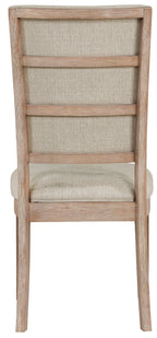 Homelegance 5848-102-7PC 7 pc Aberdeen distressed light oak finish wood dining table set trestle base