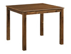Homelegance 5891-36-5PC 5 pc Stowe walnut finish wood counter height dining table set wood seats