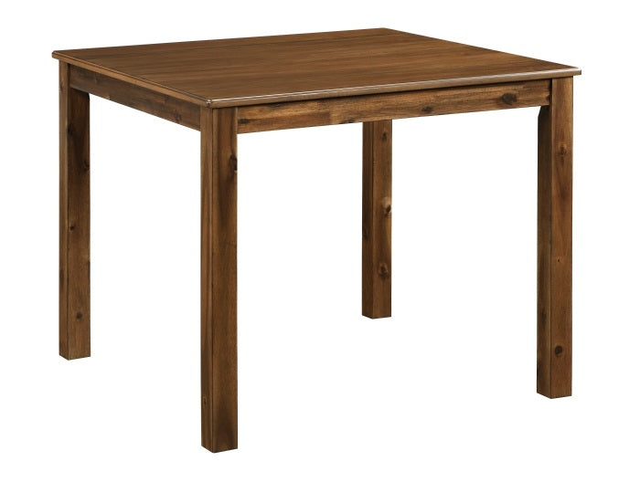 Homelegance 5891-36-5PC 5 pc Stowe walnut finish wood counter height dining table set wood seats
