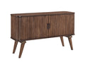 Homelegance 5901-40 Monroe walnut finish wood mid-century modern server console buffet cabinet sideboard