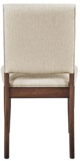 Monroe Walnut Finish Wood Trestle Base 6-Piece Dining Table Set with Fabric Seat, Backs and Bench – 5901-71-6PC