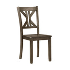 Homelegance 5907CH-5PC 5 pc Rivera charcoal brown finish wood dining table set