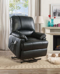 Acme 59285 Ixora black faux leather electric lift recliner with massage