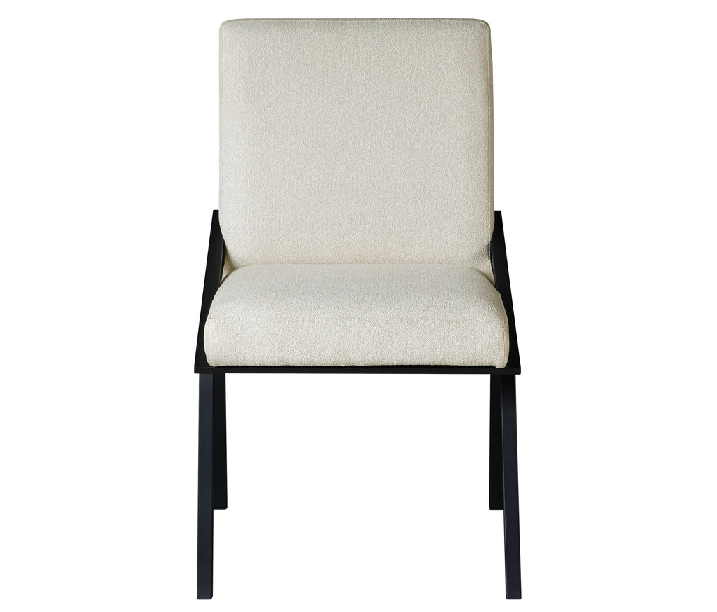 Homelegance 5939-84-7PC 7 pc Rochelle natural oak finish wood black metal legs dining table set