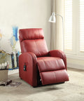 Acme 59406 Ricardo red faux leather electric lift recliner chair