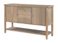 Homelegance 5944-40 Myrna natural wire brushed finish wood mid-century modern server console buffet cabinet sideboard