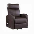 Acme 59498 Ricardo brown faux leather power lift power recliner chair