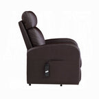Acme 59498 Ricardo brown faux leather power lift power recliner chair
