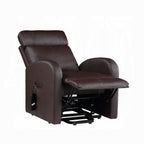 Acme 59498 Ricardo brown faux leather power lift power recliner chair