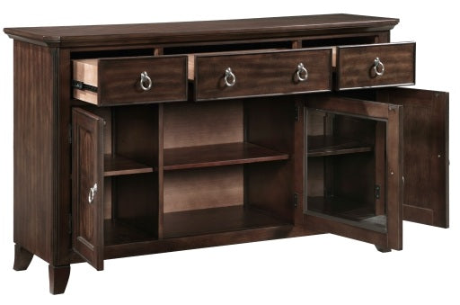 Homelegance Claymont 7-Piece Cherry Dining Table Set – 5962-96-7PC