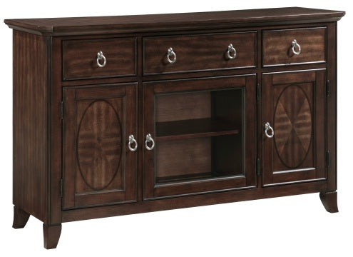 Homelegance Claymont 7-Piece Cherry Dining Table Set – 5962-96-7PC