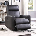 Acme 59773 Blane brown top grain leather power motion recliner chair modern style