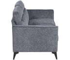 Tristan Grey Fabric Sofa & Love Seat Set – 9733DGY-SL