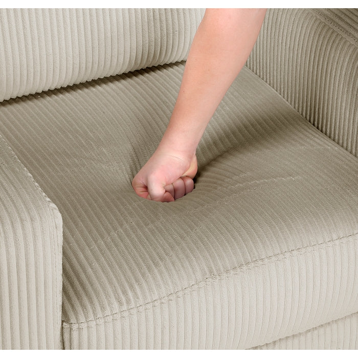 Hollarman Taupe Corduroy Sofa & Love Seat Set – 9520TPE-SL