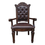 Acme 62000-03-04 7 pc A&J Homes studio vendome ii cherry finish wood double pedestal formal 136" dining room set