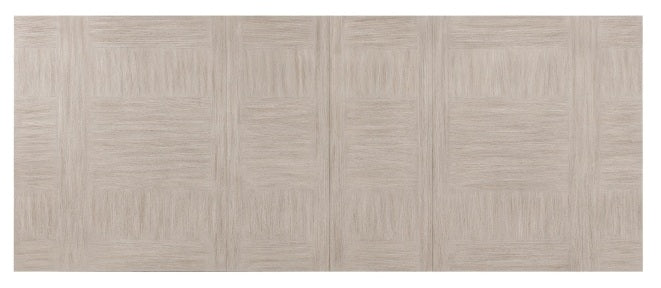 Homelegance 6018-108-7PC 7 pc Lofton two tone light grey and white finish wood 108" double pedestal dining table set