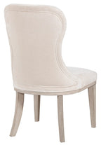 Homelegance 6018-108-7PC 7 pc Lofton two tone light grey and white finish wood 108" double pedestal dining table set