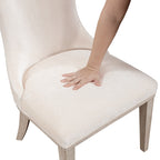 Homelegance 6018-108-7PC 7 pc Lofton two tone light grey and white finish wood 108" double pedestal dining table set