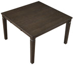 Homelegance 6023-36-7PC 7 pc Victoria dark espresso finish wood counter height dining table set